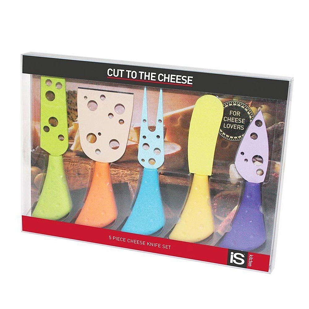 IS Kitchen Cut to the Cheese - cheese knife set in box