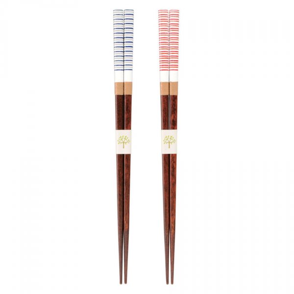 Blue and Red striped chopsticks 105611-105628