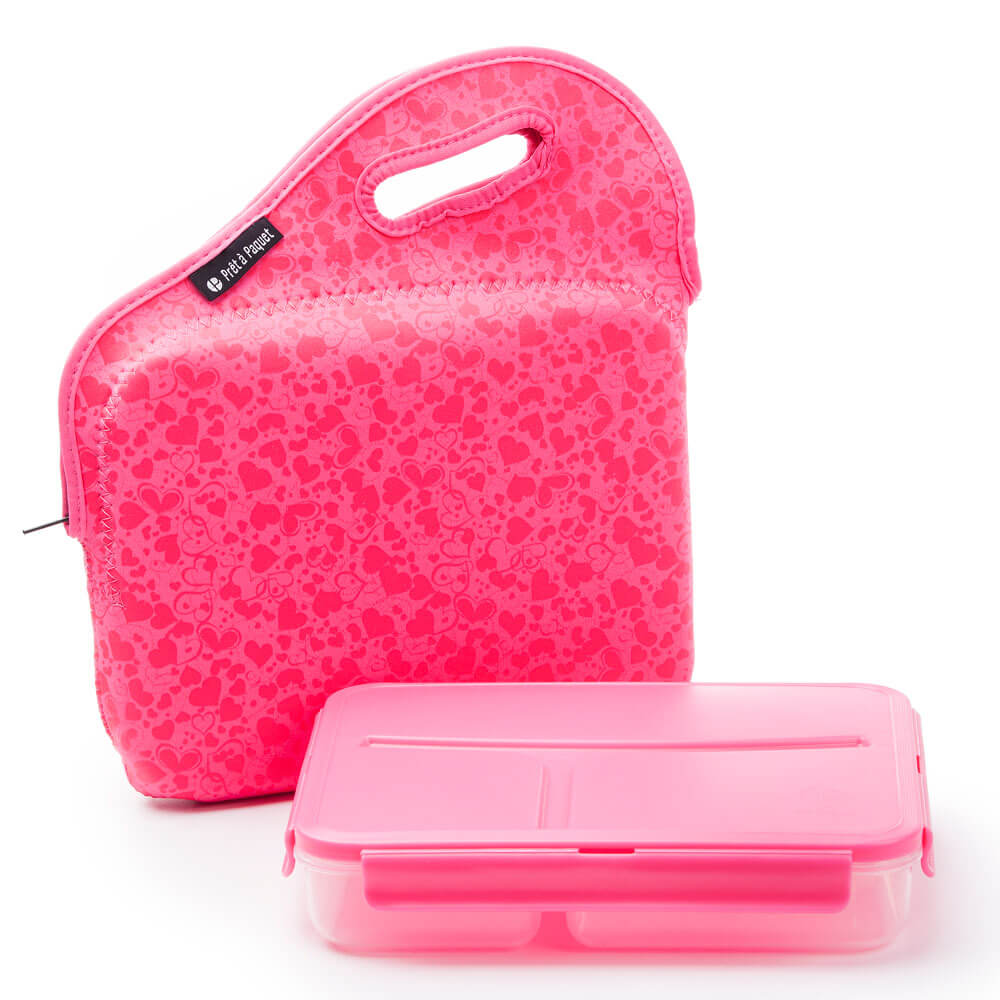 Pret a Paquet Lunch Pack with Handle Bag Playful Pink HL1005