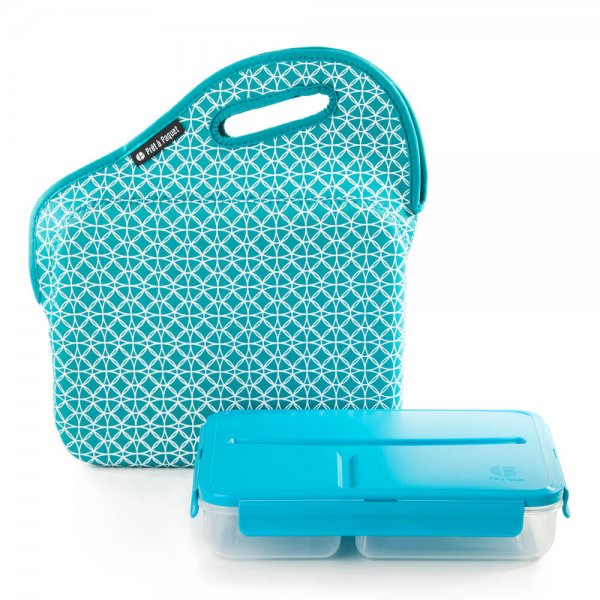 Pret a Paquet Lunch Pack with Handle Bag Teal HL1006