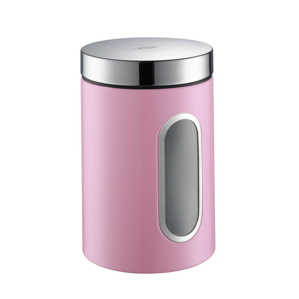 Wesco Canister with Window 2L Pink 321204-26