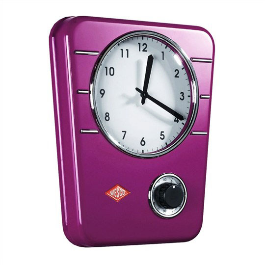 Wesco Kitchen Clock Lilac 322401-36