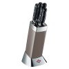 Wesco Knife Block Classic Line with knives Warm Grey 322701-57