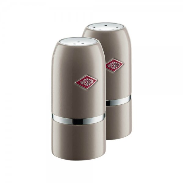Wesco Salt & Pepper Shaker Set Warm Grey 322854-57